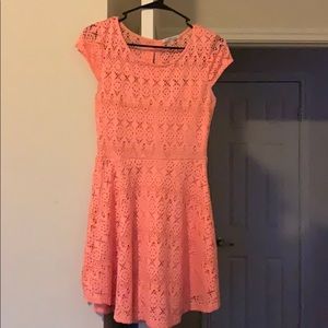 Coral Charlotte Russe dress